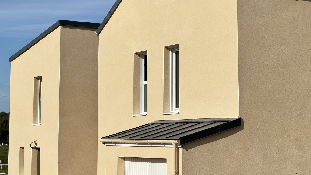 Vue extérieur de logements du parc social de Meldomys