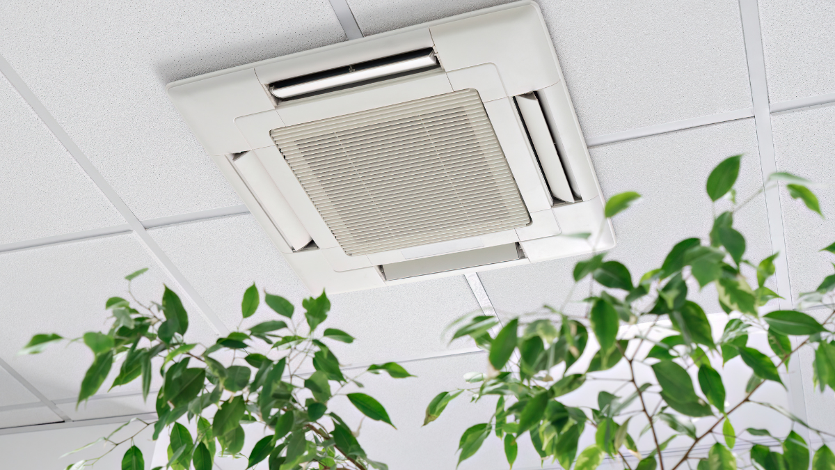 Une climatisation par le plafond